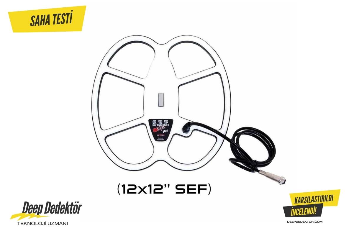 Desert Gold 3 Dedektor Uyumlu 12x12 Sef Baslik