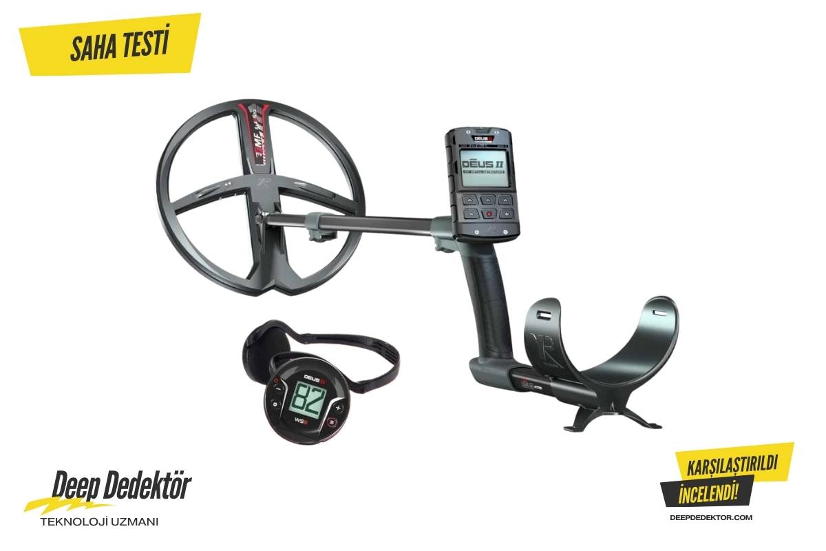 Deus 2 Dedektor 28cm Fmf Baslik Ws6 Kulaklik Ana Kontrol Unitesi