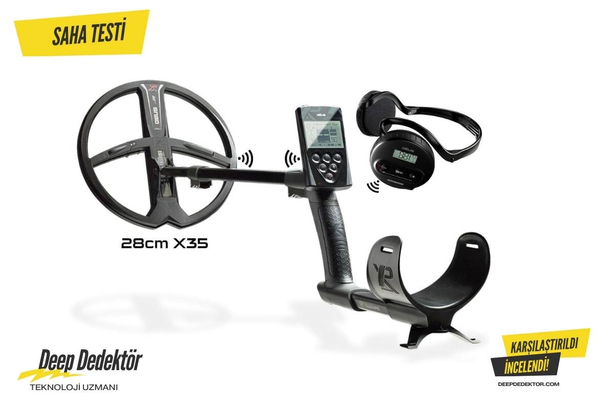 Deus Dedektor 34x28cm X35 Baslik Ws4 Kulaklik Ana Kontrol Unitesi