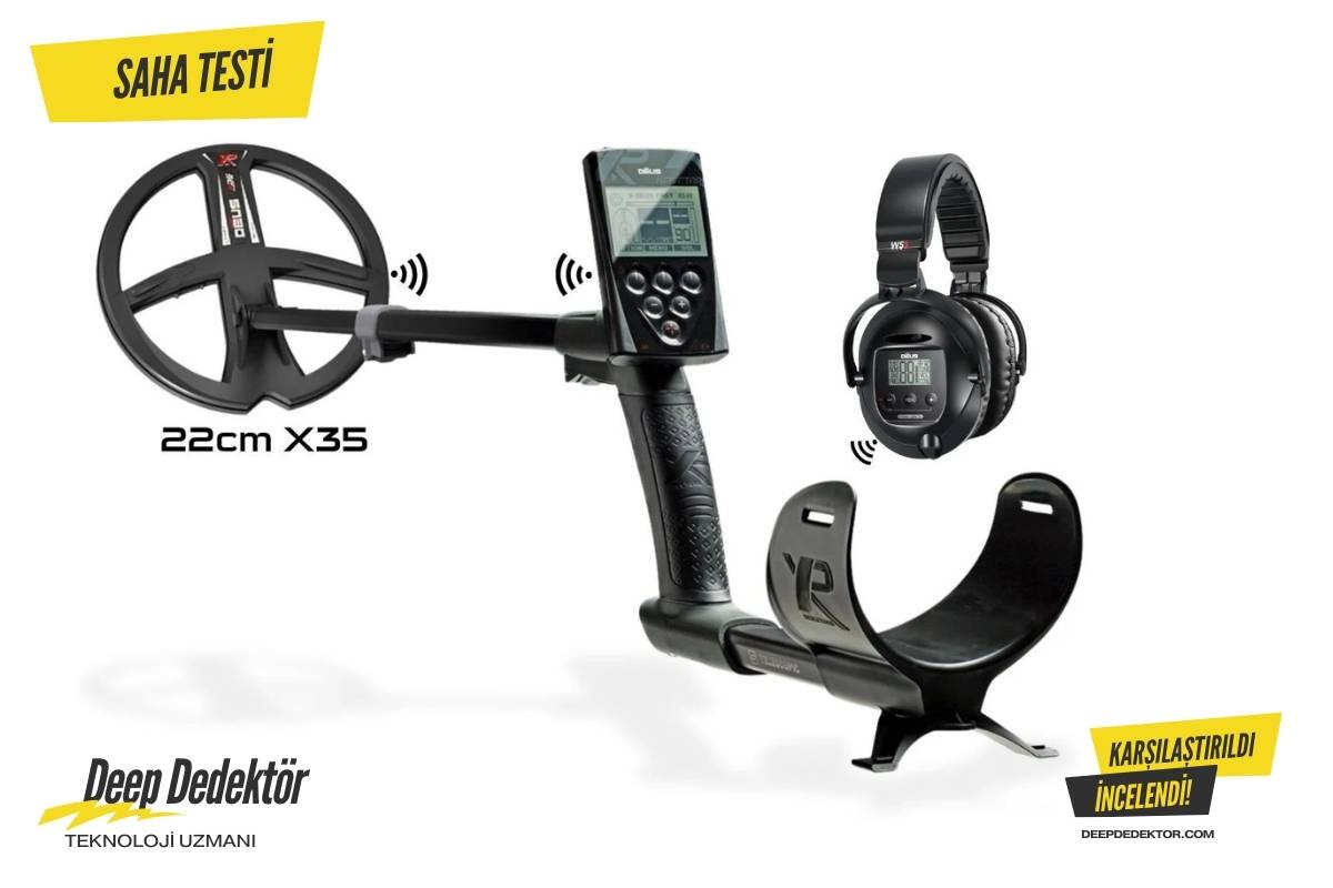 Deus Dedektor 34x28cm X35 Baslik Ws5 Kulaklik Ana Kontrol Unitesi