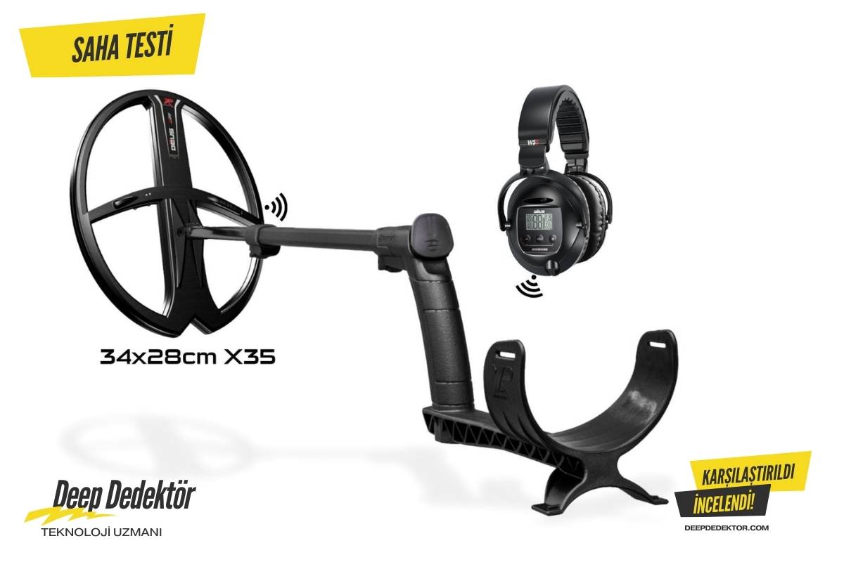 Deus Dedektor 34x28cm X35 Baslik Ws5 Kulaklik