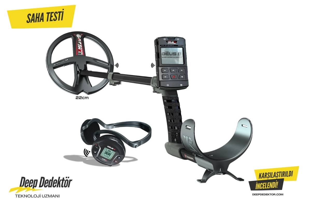 Deus2 Dedektor 22cm Baslikli Ana Kontrol Kutusu Ws6 Kulaklik
