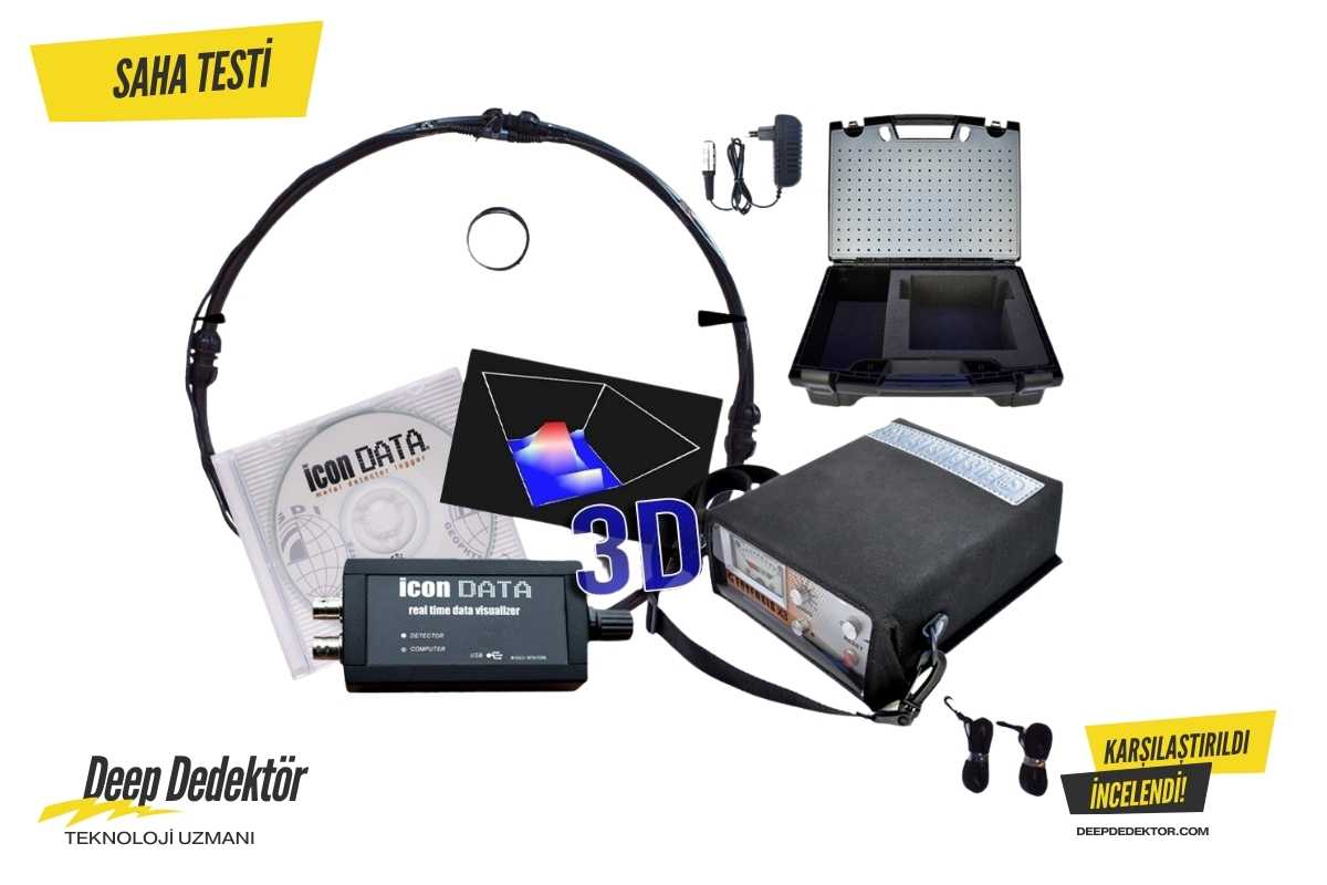 Geosensis X3 Derin Arama Dedektoru 3d Pro Paket