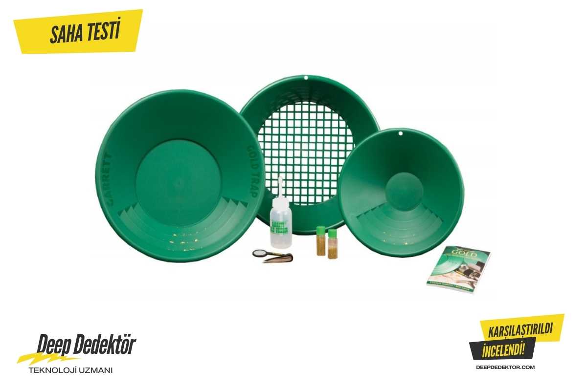 Gold Pan Kit Altin Eleme Seti 3lu