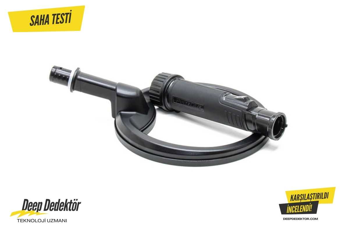 Pulsedive Scuba Dedektoru Buyuk Arama Basligi 20cm Siyah