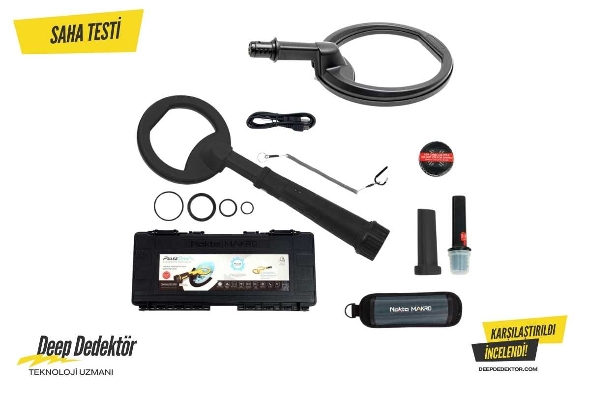 Pulsedive Scuba Dedektoru Buyuk Arama Baslikli 20cm Siyah