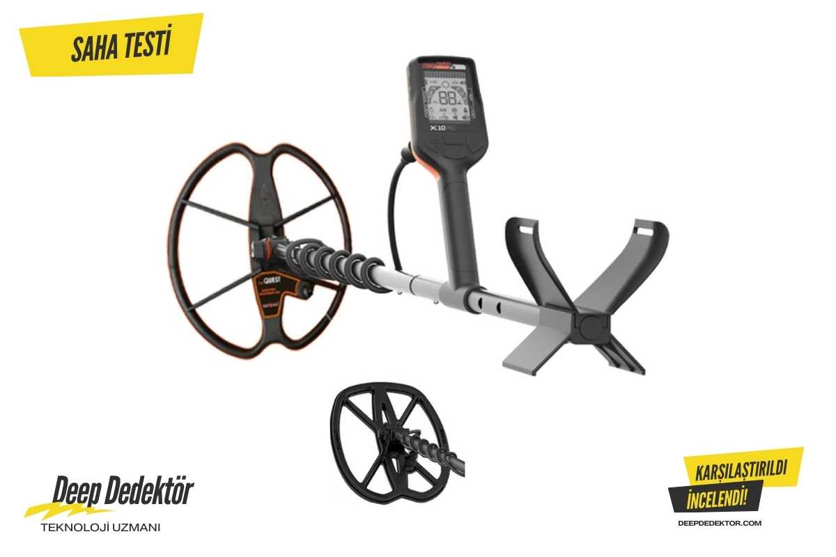 Quest X10 Pro Cift Baslikli Su Gecirmez Dedektor