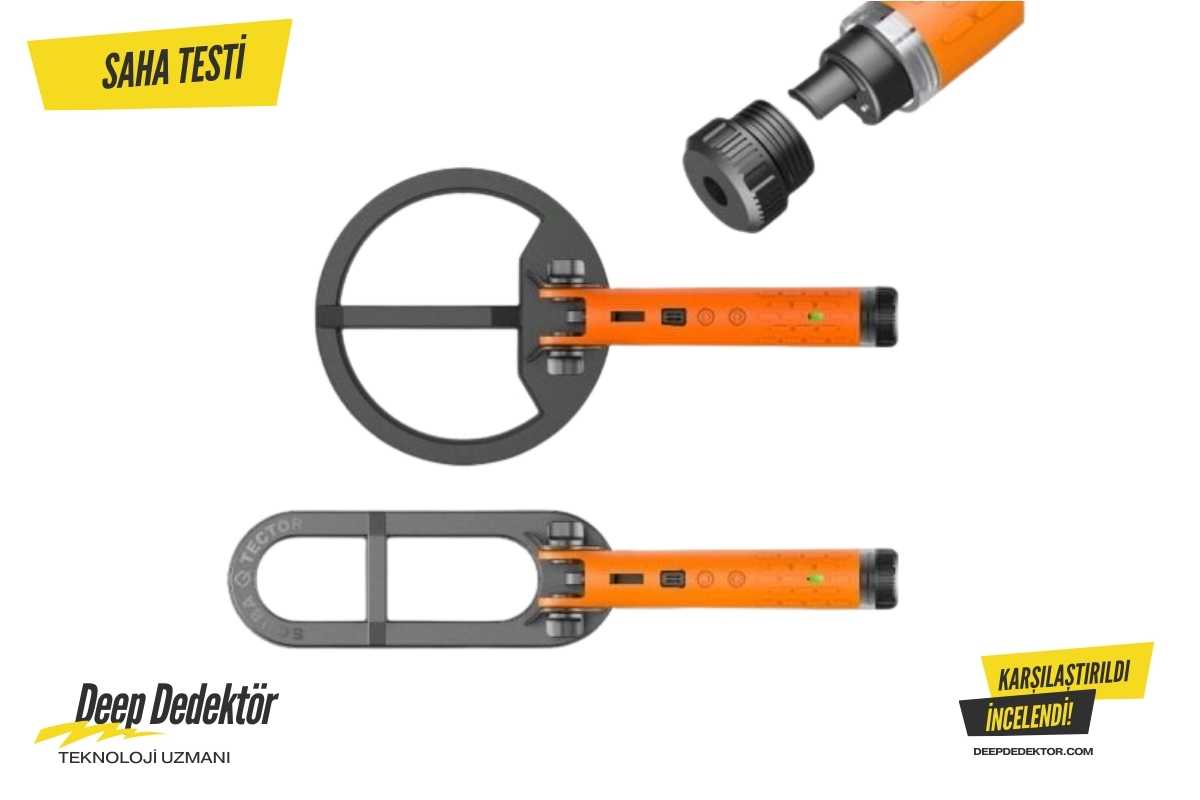 Scuba Tector Pro Su Alti Dedektoru Sahil Arama Dedektoru 20 Cm Baslikli